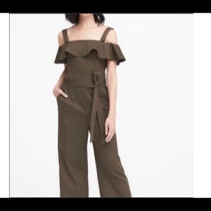 Banana Republic Utility Off the Shoulder Jumpsuit
